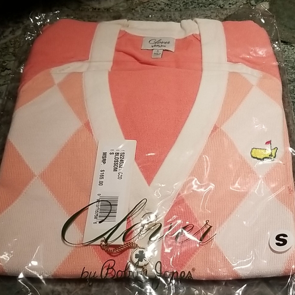 Classic Clover by Bobby Jones Argyle Cardigan - Picture 2 of 8